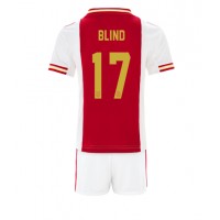 Fotbalové Dres Ajax Daley Blind #17 Dětské Domácí 2022-23 Krátký Rukáv (+ trenýrky)
